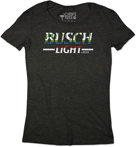 تي شيرت البيرة ذو الشعار الكلاسيكي من theCHIVE Busch in Kuwait