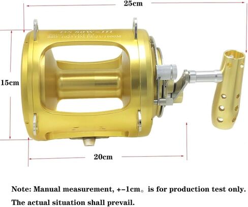 Trolling Fishing Reel for Tuna Sailfish Swordfish 2 Speed Heavy Game Reel 80W Gifts for Men Boat Drum Coil in Saudi Arabia