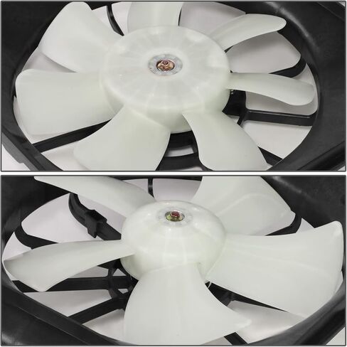 DNA MOTORING OEM-RF-0663 مجموعة مروحة تبريد الرادياتير على طراز المصنع متوافقة مع 2003-2007 Accord 2.4L in Saudi Arabia
