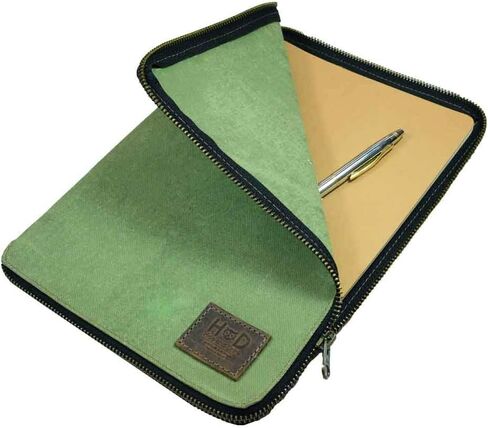Hide & Drink, Zippered Journal Cover for Moleskine Notebook, Cahier Case, Notebook NOT Included, Handmade, Waxed Canvas in Saudi Arabia