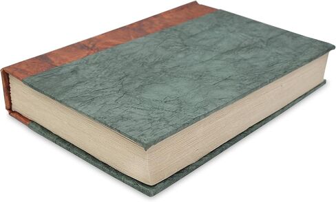 مجلة الكتابة البيئية النيبالية مع ورق لوكتا مصنوع يدويًا سميك للغاية، مقطوع بشكل نظيف، مصنوع في جبال الهيمالايا في نيبال، 6x9 بوصة (الجوز، ملحمة) in Kuwait