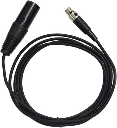 3 Pin Male XLR Plug to 3 Socket Female Mini XLR Cable XLR Male to Mini XLR Female Audio Cable 3-Pin Mini Connector (TA3F) to Male XLR Lapel Microphone Cable 5Feet/1.5Meters in Saudi Arabia