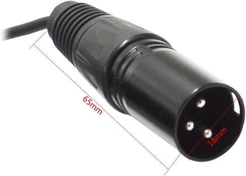 3 Pin Male XLR Plug to 3 Socket Female Mini XLR Cable XLR Male to Mini XLR Female Audio Cable 3-Pin Mini Connector (TA3F) to Male XLR Lapel Microphone Cable 5Feet/1.5Meters in Saudi Arabia