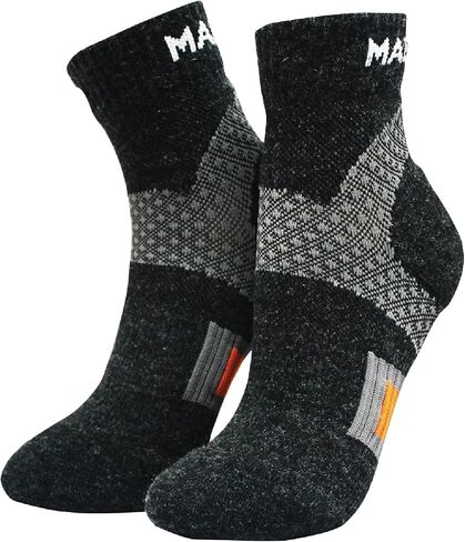 Merino Wool Above Ankle Cushioned Hiking Socks for Running, Hiking, Cycling, Camping, Ankle Socks, Arch Support in Saudi Arabia