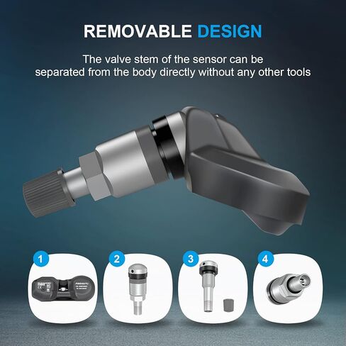 استبدال FINDAUTO لمستشعر الإطارات 315 ميجا هرتز للمعدات الأصلية نظام مراقبة ضغط الإطارات TPMS + لكزس لبونتياك لسليل لتويوتا يستبدل 4260704010 4260706011 4 عبوات in Saudi Arabia