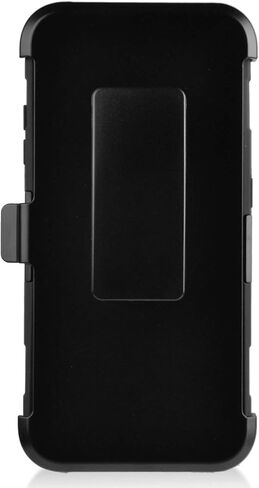 لهاتف Samsung Galaxy A01 SM-A015 - حافظة هاتف هجينة مع حامل/مشبك حزام - CV1 أسود in Kuwait