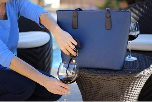 PortoVino Wine Purse (Blue), wine tote bag in Saudi Arabia