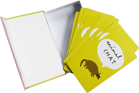 Animal Chat Emotion Activity Cards; Learn Feelings, Build Empathy, and Imagine Together; Mobile and Compact, Long-Lasting Cards in Kuwait