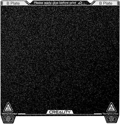 طقم لوحة بناء من Creality Official Ender 3 V3 SE من الفولاذ الزنبركي، ورقة PEI مزخرفة 235 × 235 مم للطابعة ثلاثية الأبعاد Ender 3 Pro/Ender 5 Pro/Ender-3 S1 Pro/Ender-3 V2 Neo/Ender-3 V3 KE//K1/K1C in Kuwait
