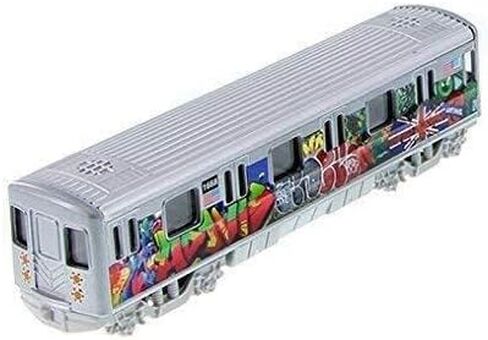 مترو أنفاق مدينة نيويورك مع جرافيتي لاتينو يونيون جاك مقاس 7 بوصات موديل Diecast بمقياس 1:100 in Kuwait