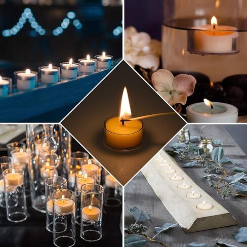 12pcs Natural Beeswax Tealight Candles - Organic Candle Honey Scent Smokeless Clean Burning in Saudi Arabia