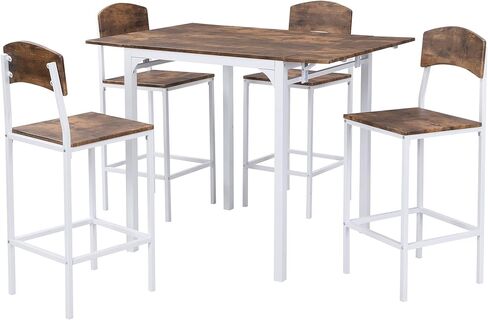 Chair Table Sets, Rustic Brown in Kuwait