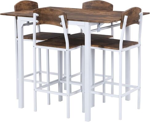 Chair Table Sets, Rustic Brown in Kuwait