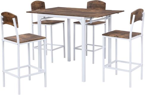 Chair Table Sets, Rustic Brown in Kuwait