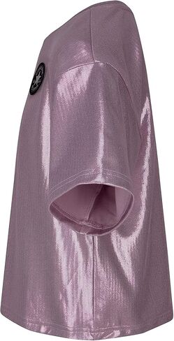 Converse Girl's Boxy Foil Knit Top (Big Kids) in Saudi Arabia
