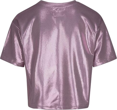 Converse Girl's Boxy Foil Knit Top (Big Kids) in Saudi Arabia