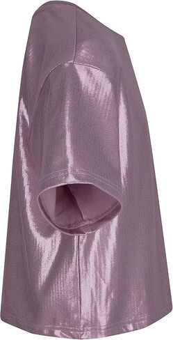 Converse Girl's Boxy Foil Knit Top (Big Kids) in Saudi Arabia