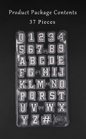 Letters Shoe Charms A-Z Letter Pins And 0-9# Numbers Shoe Charm Wristband Shoes Accessories for Boys Girls Adults Gifts in Saudi Arabia