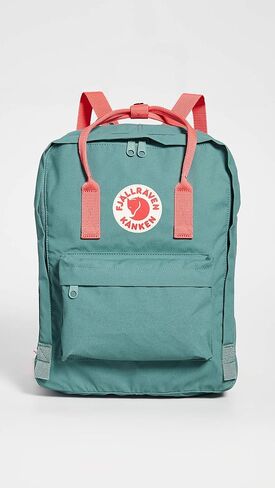 Fjallraven Women's Kanken Backack, Frost Green/Peach Pink, One Size in Saudi Arabia