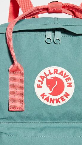 Fjallraven Women's Kanken Backack, Frost Green/Peach Pink, One Size in Saudi Arabia