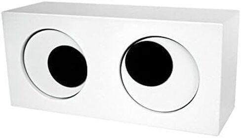 Novelty Rotating Eyes Desktop Alarm Clock Fun Looking Time Tracker in Saudi Arabia
