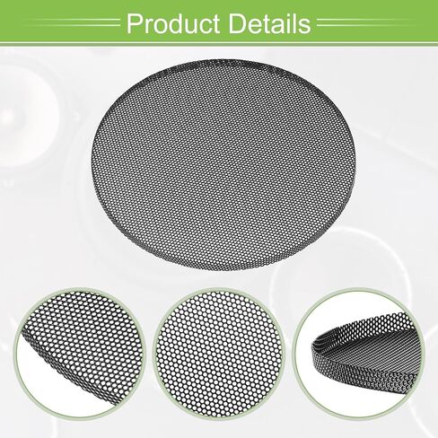 ACROPIX Universal 5.5 Inch Speaker Grills Mesh for Audio Subwoofer 142x6.5mm Grille without Frame Black - Pack of 4 in Saudi Arabia