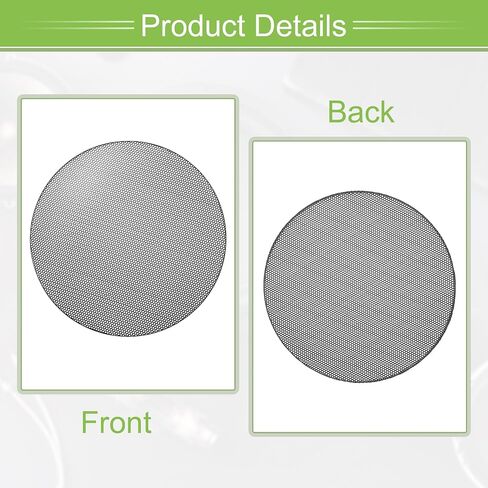 ACROPIX Universal 5.5 Inch Speaker Grills Mesh for Audio Subwoofer 142x6.5mm Grille without Frame Black - Pack of 4 in Saudi Arabia