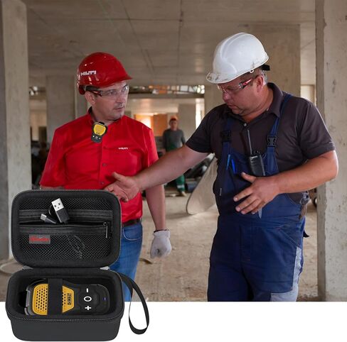 Carrying Case for DEWALT/Noxgear 39g Wearable Bluetooth Speaker, Magnetic Clip-On Wireless Jobsite Pro Water-Resistant Portable Speaker Travel Storage Cover Bag Organizer Holder, Black in Saudi Arabia