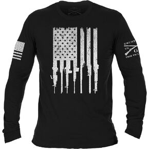 Rifle Flag Long Sleeve T-Shirt