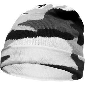 Falari Men Women Skull Knitted Beanie Hat Ski Cap Plain Solid Color