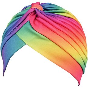 Qhome Women's Rasta Turban Indian Style Head Wrap Cap Hat Hair Cover Headband Various Print Design