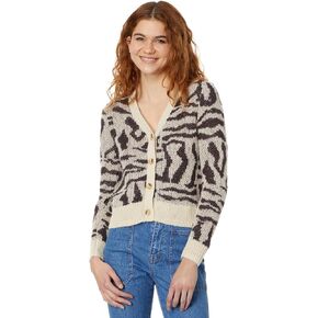 Madewell Raquel Abstract Animal Cardigan