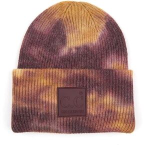 C.C Unisex Winter Thick Knit Plain Cuff Skull Cap Beanie Hat