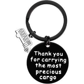 School Bus Driver Gifts Thank You Gifts Keychain Appreciation Keyring for School Bus Driver Back to School Gifts