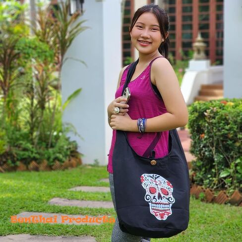 حقيبة يد صغيرة من Goth Punk Rock Skull Crossbody Shoulder Hippie Boho Hobo in Kuwait