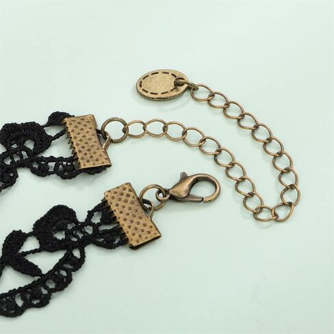 Sither Women Halloween Choker Necklace Red Rose Black Lace Gothic Necklace for Halloween Punk Costume Party Vampire Choker for Gift in Kuwait