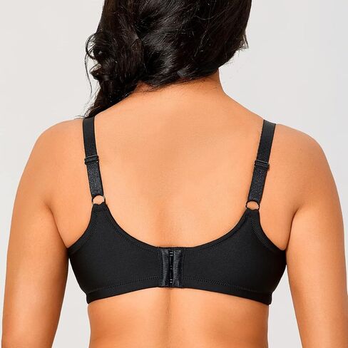 DELIMIRA Women's Wireless Plus Size Seamless Full Coverage Lightly Padded Bra in Saudi Arabia
