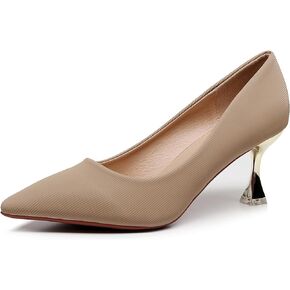 VenusCelia Women's Golden-Sun Pump Stiletto Heel Shoe