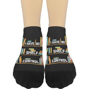 Book Reader I Have No Shelf Control Womens Low Cut Socks Liner Women's Socks in Saudi Arabia