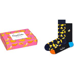 Happy Socks 2-Pack Classics Socks Gift Set, colorful and fun, Socks for Men and Women