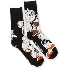 Cuphead Collectibles | Cuphead Bang Bang Socks | Men's Crew Socks