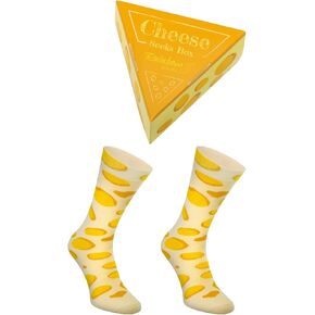 جوارب قوس قزح - جوارب الجبن المرحة للنساء والرجال، الإصدار التالي، أفضل هدية لجميع المناسبات، قطن، زوج واحد in Kuwait