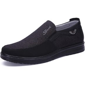 Men's Loafers Casual Slip On Dress Shoes Walking Leather Soft Boat Driving Lightweight Breathable Large Size