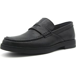 Mecolop Men's Dress Leather Penny Loafers Classic Slip-on Casual Oxford Shoes for Men