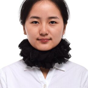 BLESSUME Victorian Ruffle Collar Renaissance Costume Neck Ruffle Cosplay Props