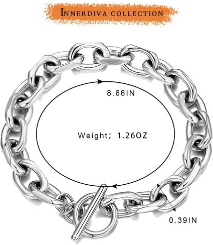 INNERDIVA الذهب مكتنزة سلسلة سوار للرجال النساء سوار الذهب الرجال سوار سوار ذهب الرجال سوار المجوهرات هدية in Kuwait