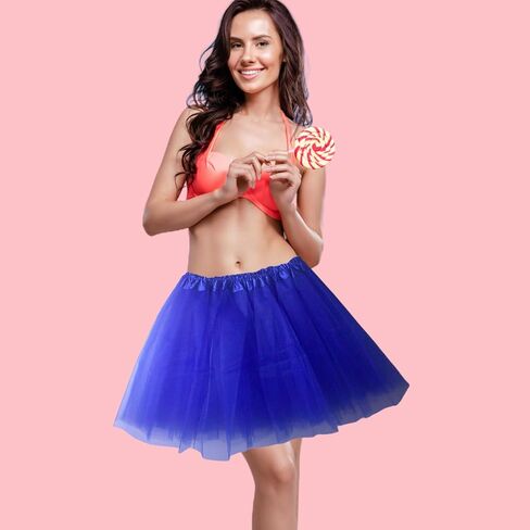 Women's Tulle Skirt Elastic Waist Tutu Skirts Tutus Skirts and Heart Sunglasses for Women in Saudi Arabia