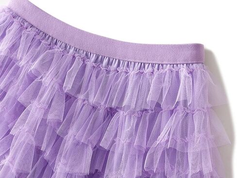 Women's Casual Gradient Color Layered Mesh Cake Skirts Multi-Layered High Waist Gauze Skirt in Saudi Arabia