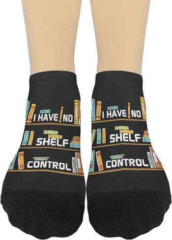 CARBAC Book Reader I Have No Shelf Control Womens Low Cut Socks Liner Women's Socks in Saudi Arabia