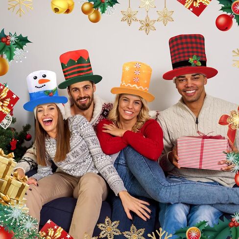8 قطع من قبعات عيد الميلاد، قبعة رجل الثلج، قبعة شجرة عيد الميلاد، قبعة شجرة رجل الثلج، قبعة زي علوي، قبعة شجرة عيد الميلاد in Kuwait